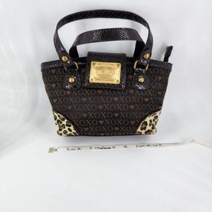 XOXO animal and XOXO print purse